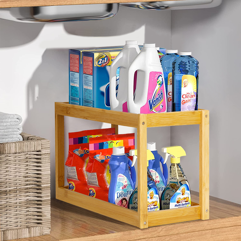 2 Tier Bathroom Under Sink Organizer - Image 3