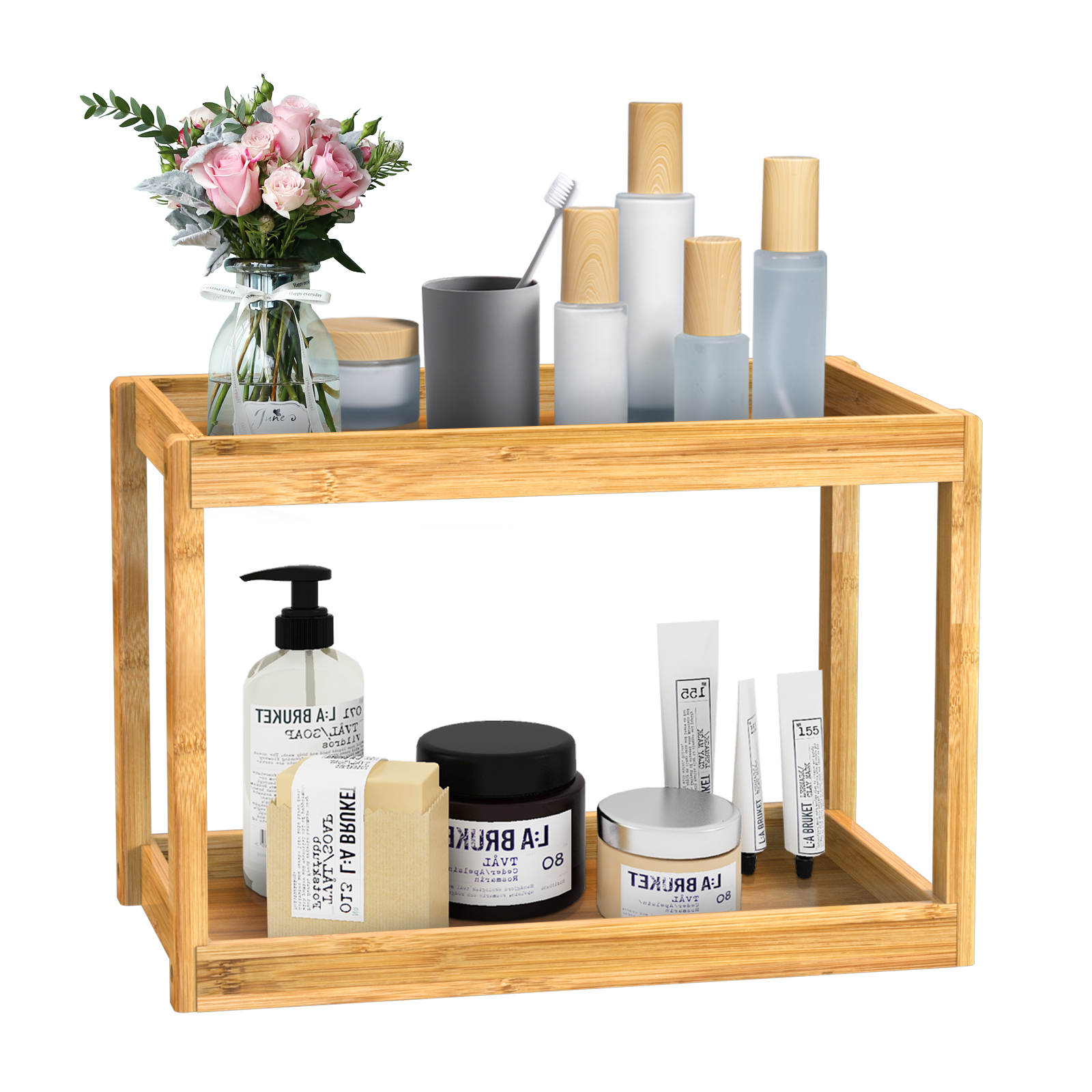 2 Tier Bathroom Under Sink Organizer - Image 5