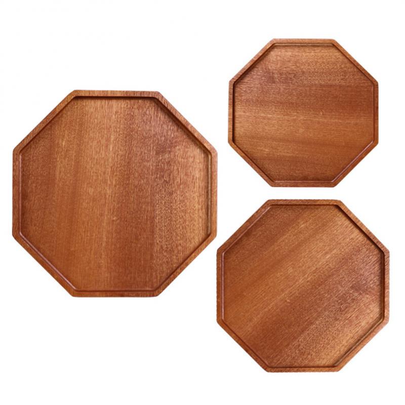New Ebony Plate Tray Wooden Serving Tray - Image 3