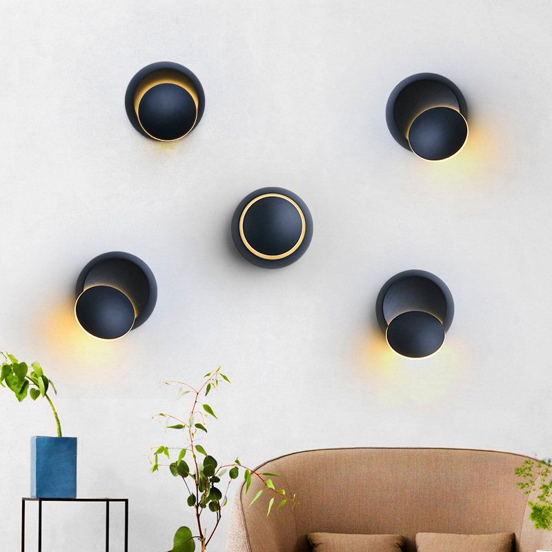 5W LED Wall Lamps 350 Degree Rotatable Lamp - Image 4