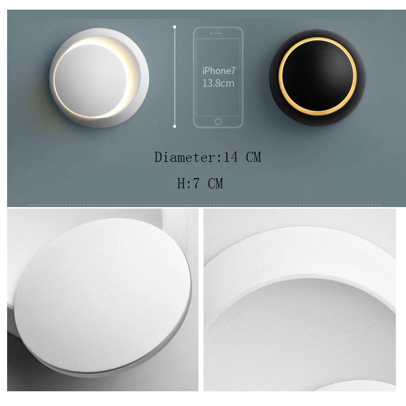 5W LED Wall Lamps 350 Degree Rotatable Lamp - Image 5