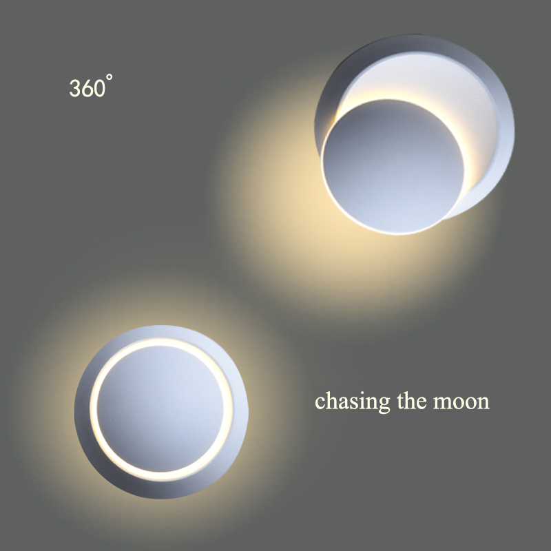 5W LED Wall Lamps 350 Degree Rotatable Lamp - Image 6