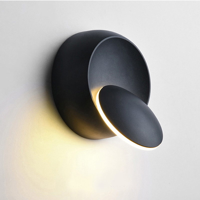 5W LED Wall Lamps 350 Degree Rotatable Lamp