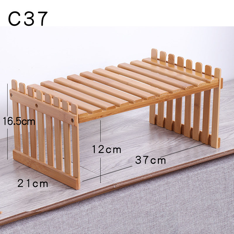 Bamboo Flower Display Stand Rack - Image 5