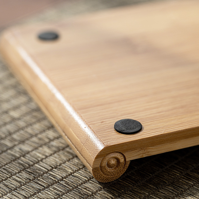 Bamboo Tray Rectangular Japanese Bamboo Wood Home Tea Tray - Image 2
