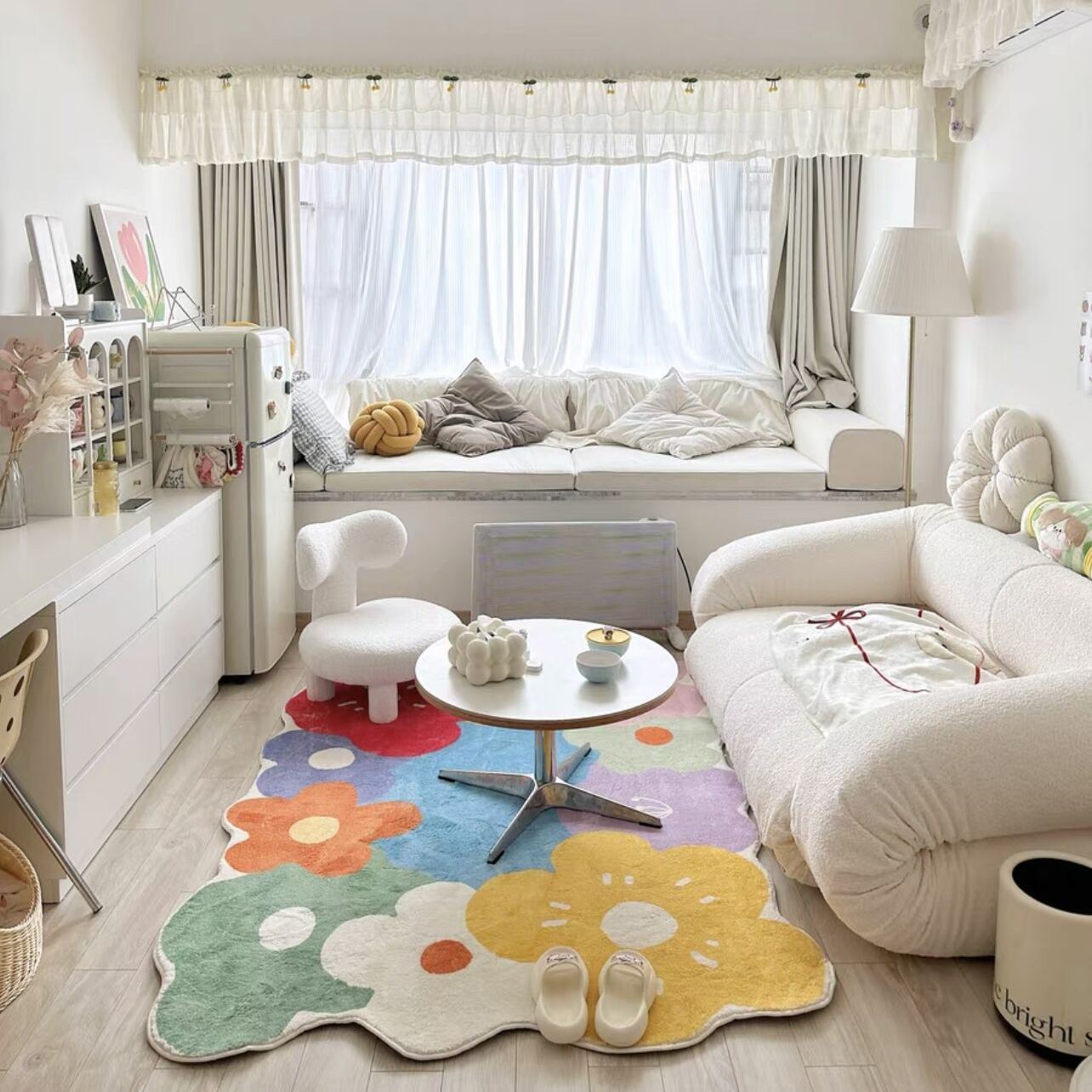 Colorful Flower Home Decoration Rug - Image 4