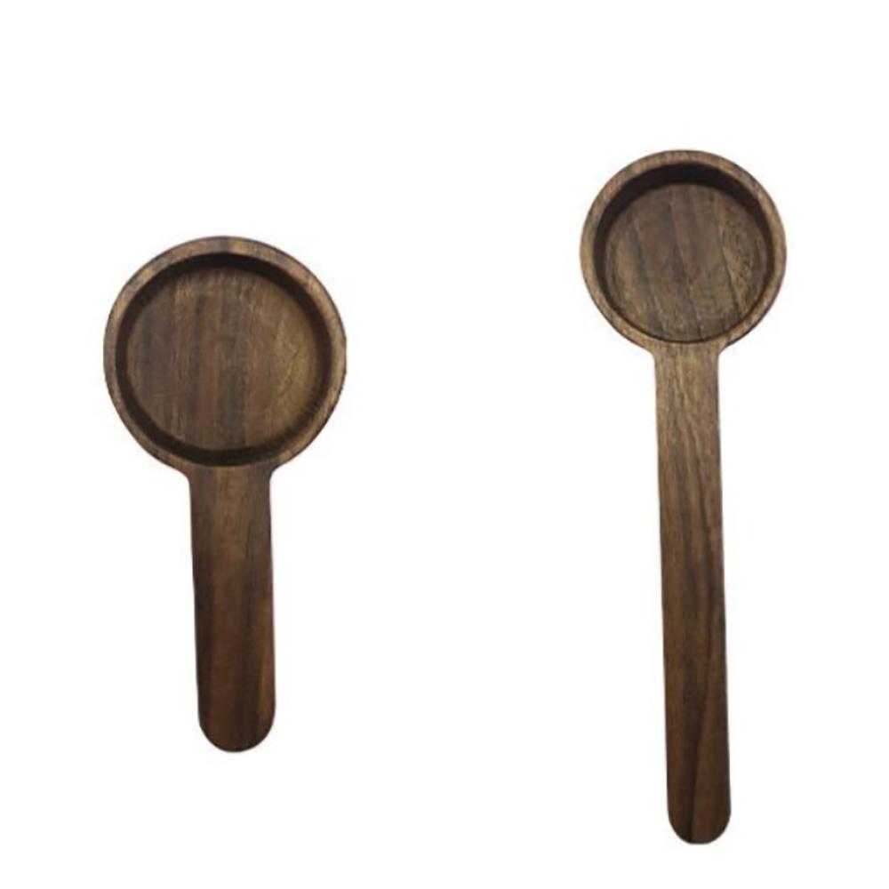 Coffee Beans Powder Walnut Wooden Kitchen Measuring Spoon - Image 2