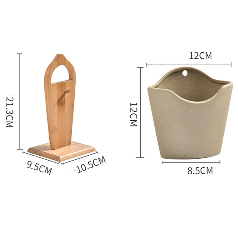 Creative Japanese Bamboo Wood Ceramic Chopstick Holder - Image 6