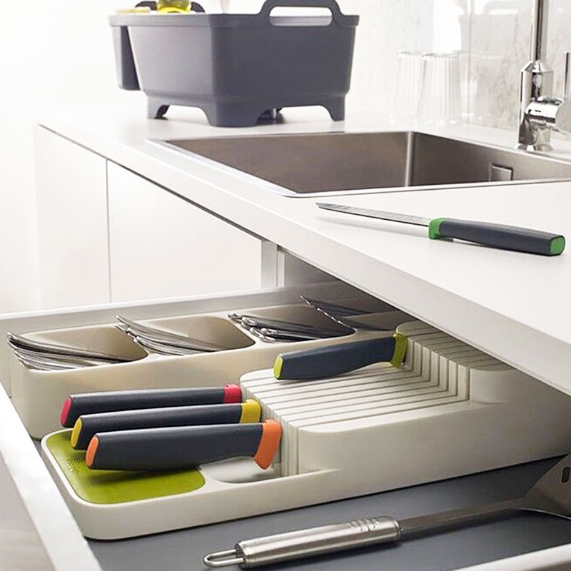 Cutlery Storage Tray Knife Block Holder - Image 2