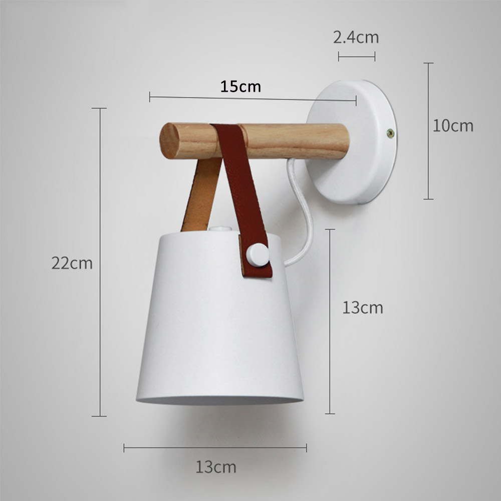 Wooden Sconce Wall Lamp - Image 4