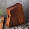 Six Hole Wooden Knife Holder Kitchen Accessories