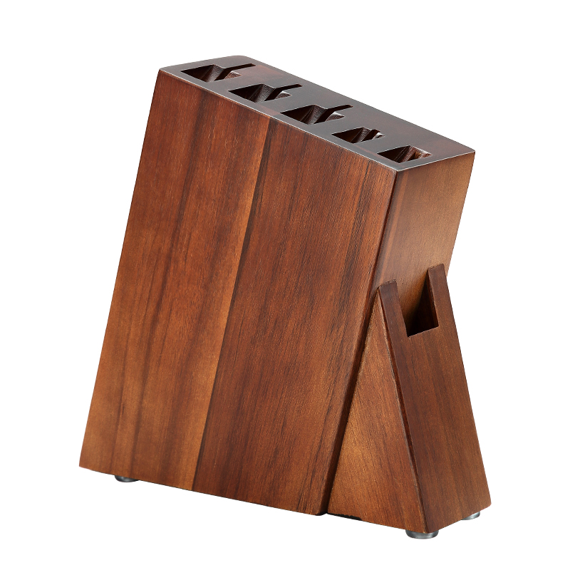 Six Hole Wooden Knife Holder Kitchen Accessories - Image 7