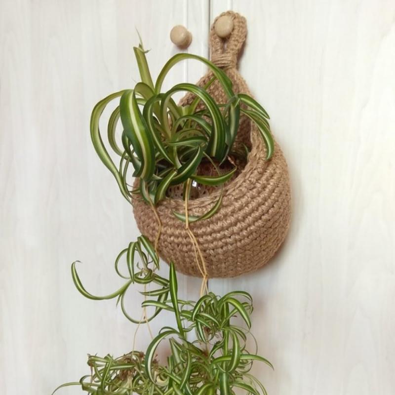 Handmade Jute Vegetable And Fruit Wall Hanging Basket - Image 2