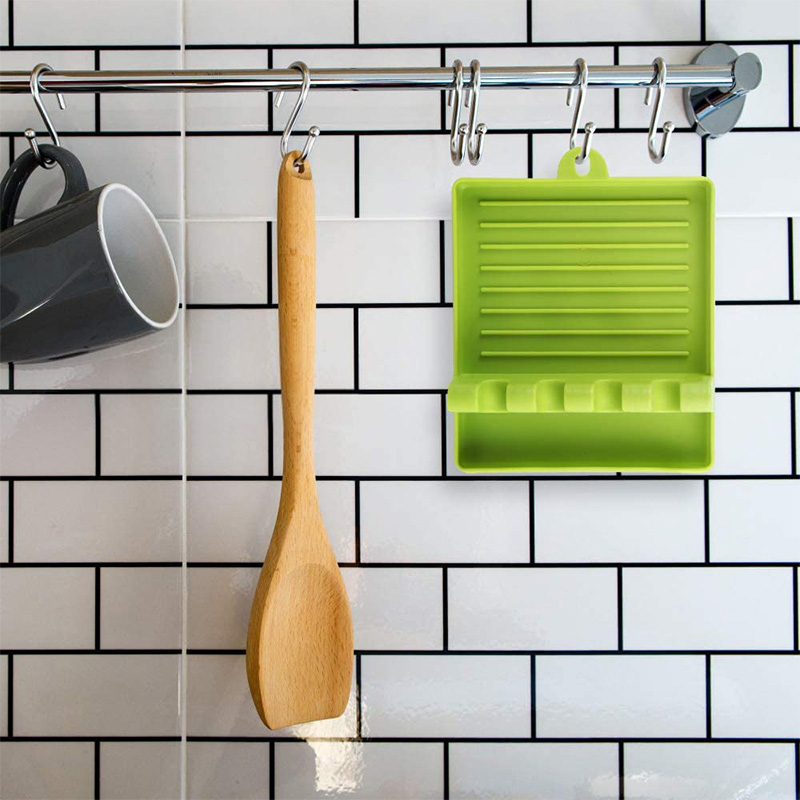 Kitchen Gadgets Kitchen Fork Spoon Holders Spatula Rack - Image 5