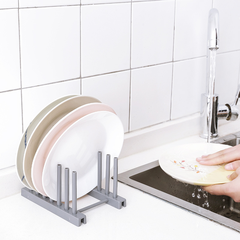 Kitchen Organizer Pot Lid Rack Plastics Spoon Holder - Image 3