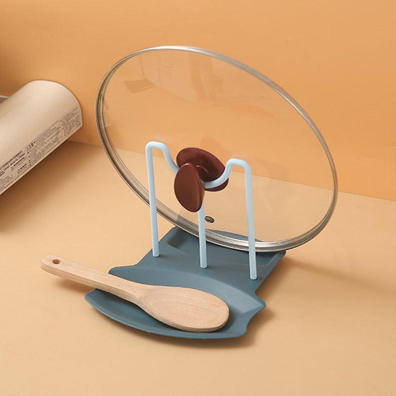 Kitchen Organizer Pot Lid Storage Rack, Blue