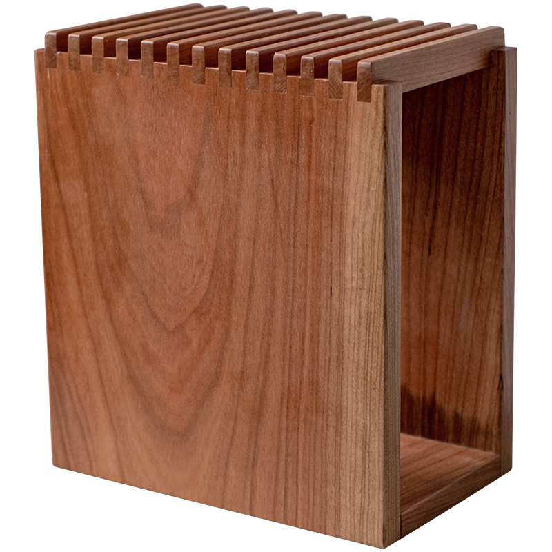 Knife Holder Solid Upscale Wood Japanese Knife Block Shelf - Image 6