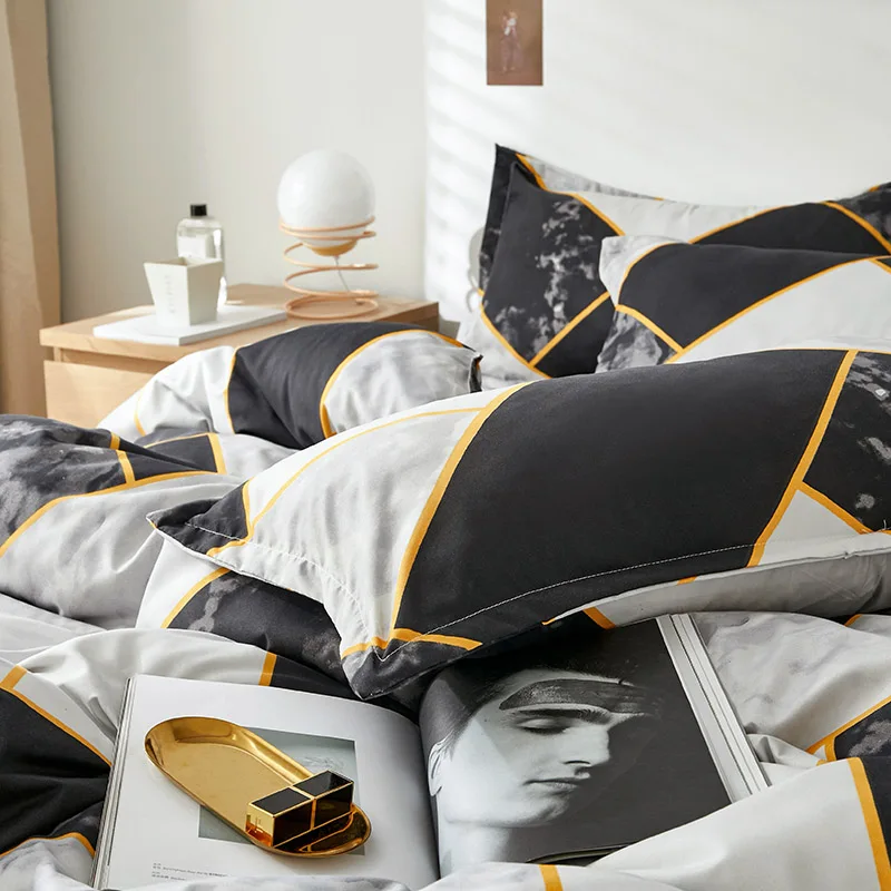 Kuup New Cartoon Bedding Set Luxury Soft Queen Size - Image 3