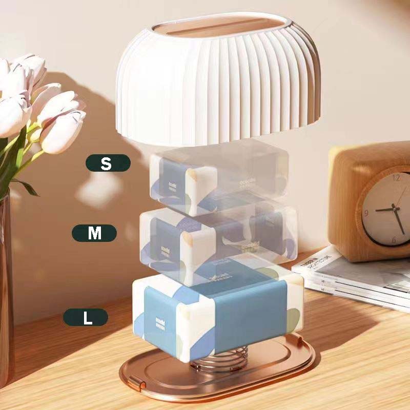 Luxury Nordic Striped Plastic Tissue Box Holder - Image 3