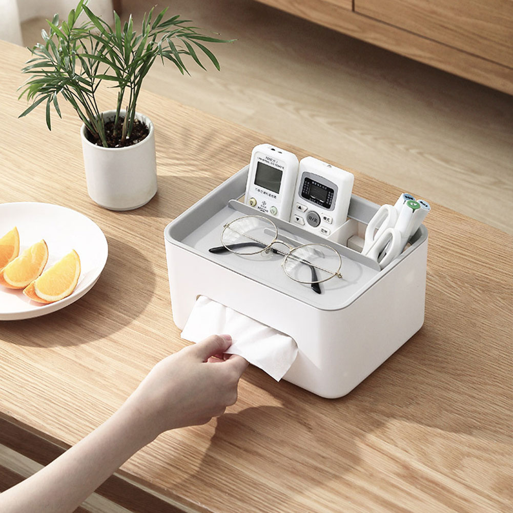 Multifunctional Home Office Plastic Organizer Storage Box - Image 2