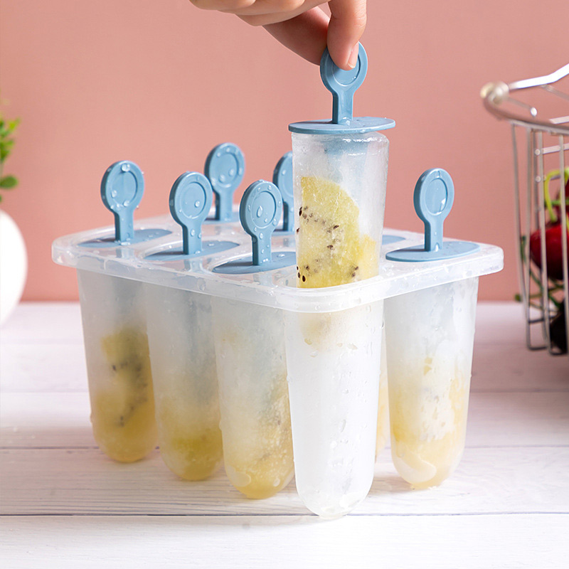 New 8 Grids Ice Cream Popsicle Mold Set - Image 3
