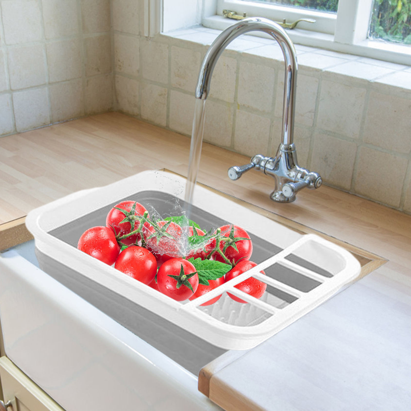 New Foldable Dish Rack Kitchen Drainer Tool - Image 5