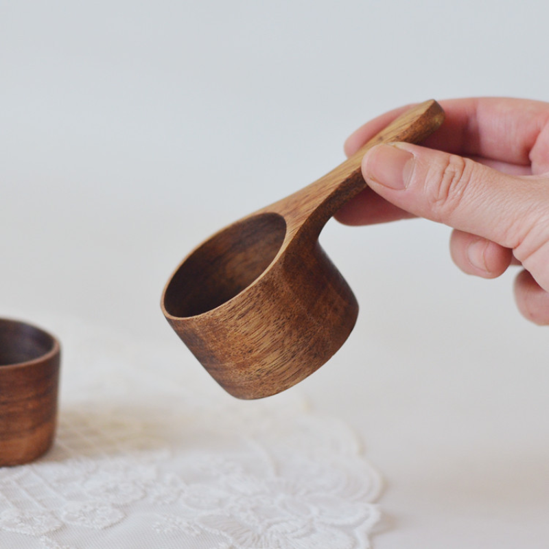 New Style Measuring Spoon Coffee Beans Small Wooden Spoon - Image 2