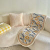 Non-slip Oval Floor Mat Ins Area Rug for Living Room