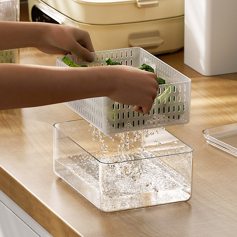 Refrigerator Drain Box Kitchen Food Storage Box - Image 2