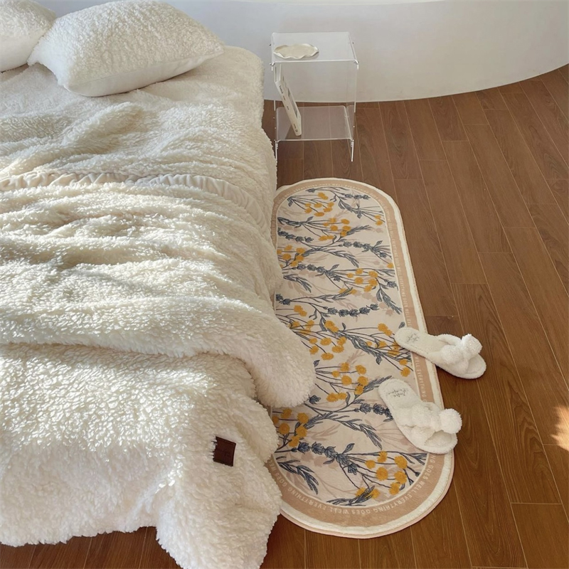 Non-slip Oval Floor Mat Ins Area Rug for Living Room - Image 5