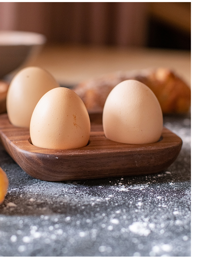 Solid Wood Egg Storage Box Lattice Egg Rack Home - Image 3