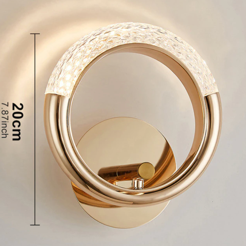 Modern Oval Crystal Wall Lights Indoor Lighting - Image 2