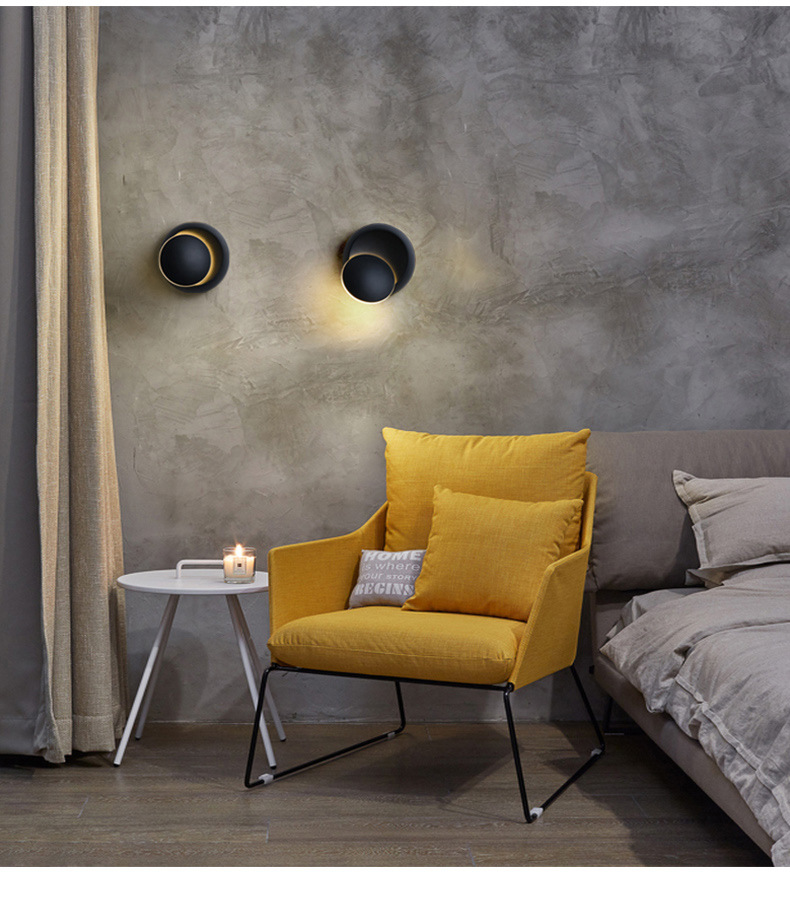 5W LED Wall Lamps 350 Degree Rotatable Lamp - Image 2