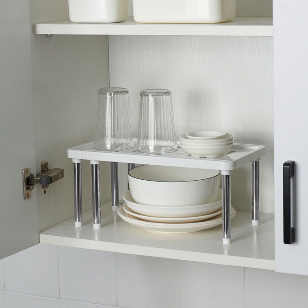 Stainless Steel Storage Shelf Closet Cabinet Holders - Image 2