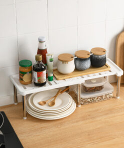 Stainless Steel Storage Shelf Closet Cabinet Holders
