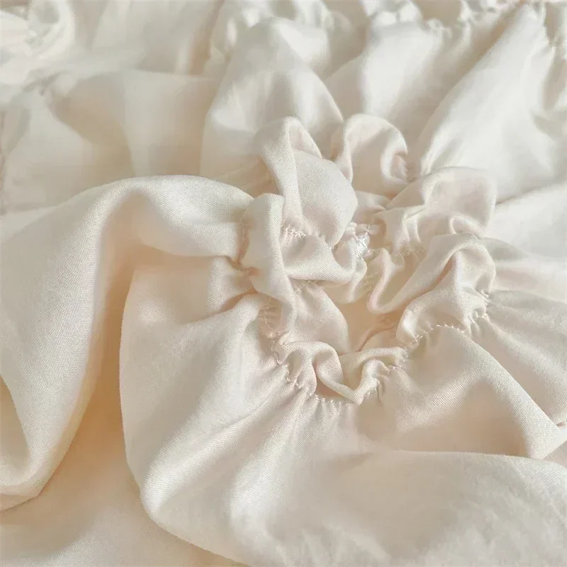 Three-dimensional Pinch Pleated Crafts Double Duvet Cover Set 220x240 - Image 4