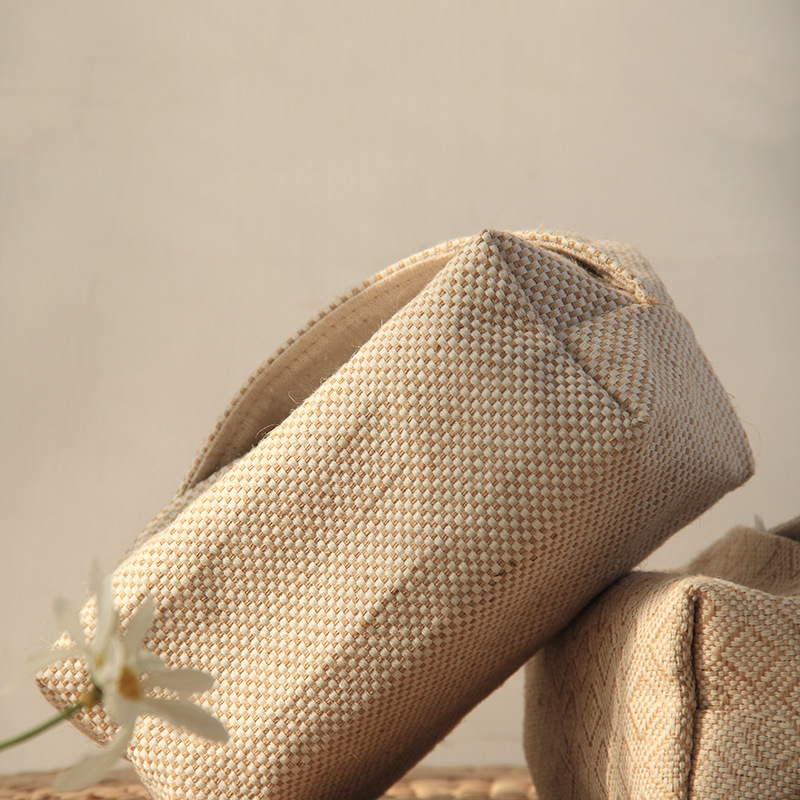 Japanese Art Simple Cotton Linen Tissue Box - Image 4