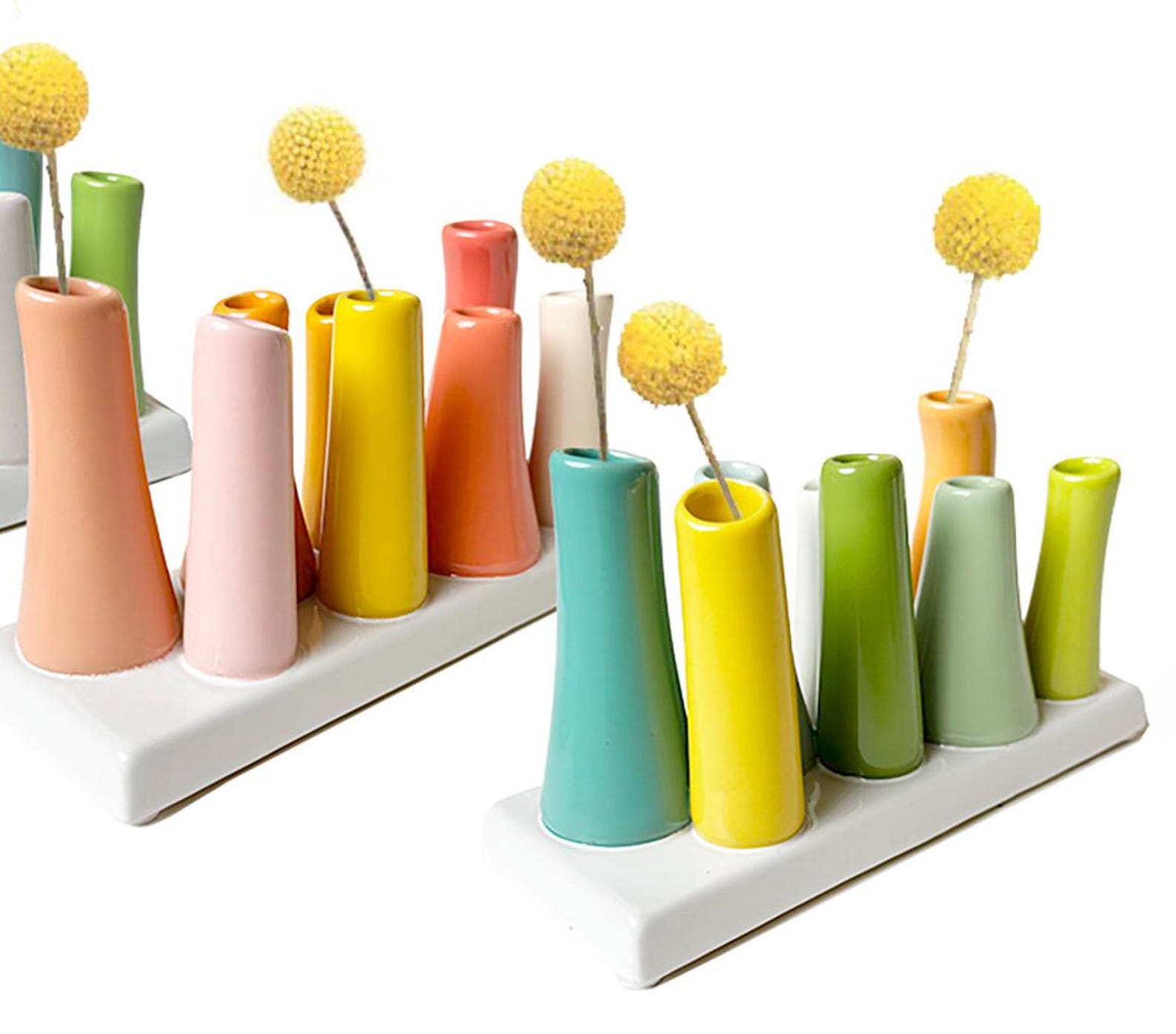 Pooley Unique Ceramic Bud Vase for Flowers - Image 2