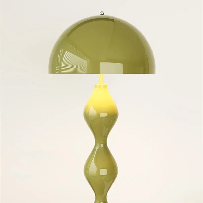 Nordic retro mushroom floor lamp creative LED lamp living room bedroom bedside table hotel room decoration color desk lamp - Image 6