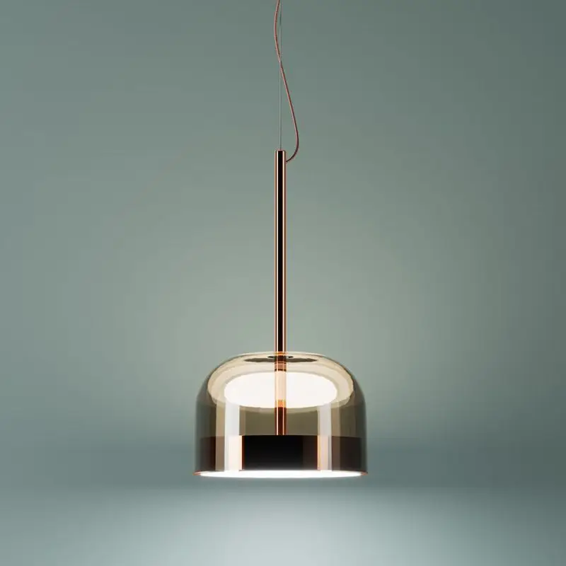Nordic Designer Glass LED Chandelier Modern Minimalist Dining Room Living Room Lamp Bedroom Hanging Creative Lighting Fixture - Image 3