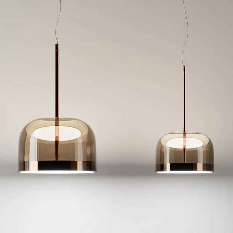 Nordic Designer Glass LED Chandelier Modern Minimalist Dining Room Living Room Lamp Bedroom Hanging Creative Lighting Fixture - Image 2