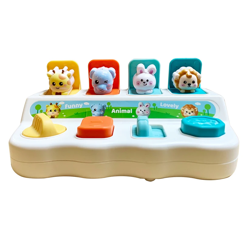 Suitable for Children's Birthday Gifts Montessori Pop up Animal Toys and Learning Boxes - Enhance Logic and Motor Skills, - Image 5